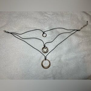 Brighton Two-Tone Heart and Circle Necklace